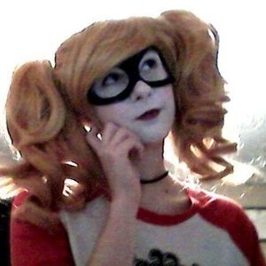 Harley Quinn Golden Blonde pigtail WIG
